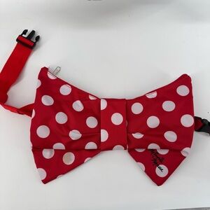 Disney Minnie Mouse Polka Dot Bow Adjustable 26” to 50” Fanny Waist Pack - New